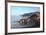 Northward view of Coastline from Big Sur, California at sunrise-Sheila Haddad-Framed Premium Photographic Print