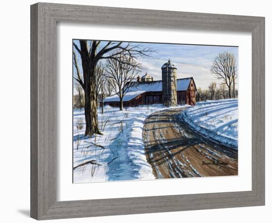 Northwest Barn-Bruce Dumas-Framed Giclee Print