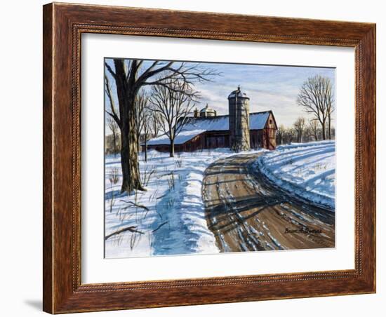 Northwest Barn-Bruce Dumas-Framed Giclee Print