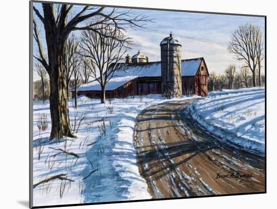 Northwest Barn-Bruce Dumas-Mounted Giclee Print