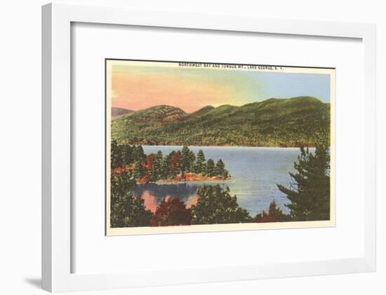 Northwest Bay, Lake George, New York-null-Framed Art Print