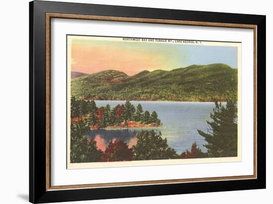 Northwest Bay, Lake George, New York-null-Framed Art Print