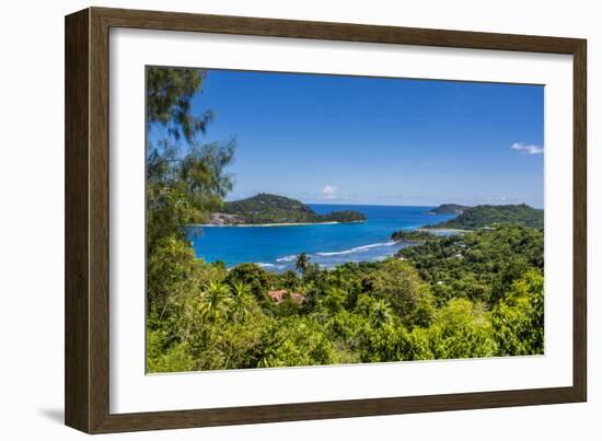 Northwest coast of Mahe, Republic of Seychelles, Indian Ocean.-Michael DeFreitas-Framed Photographic Print