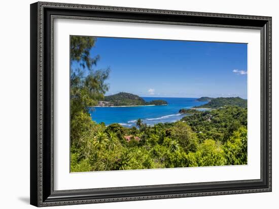 Northwest coast of Mahe, Republic of Seychelles, Indian Ocean.-Michael DeFreitas-Framed Photographic Print