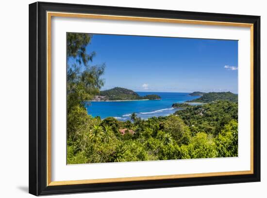 Northwest coast of Mahe, Republic of Seychelles, Indian Ocean.-Michael DeFreitas-Framed Photographic Print