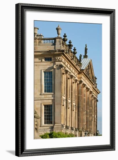 Northwest Corner, Chatsworth House, Derbyshire-null-Framed Photographic Print