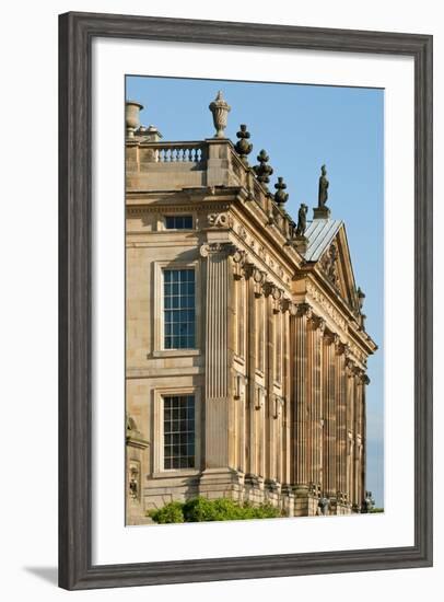 Northwest Corner, Chatsworth House, Derbyshire-null-Framed Photographic Print