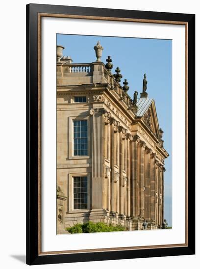 Northwest Corner, Chatsworth House, Derbyshire-null-Framed Photographic Print