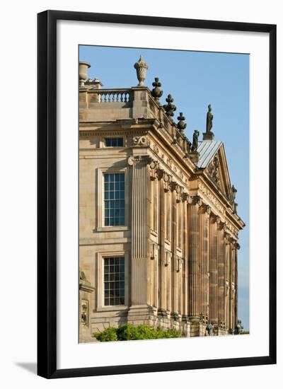 Northwest Corner, Chatsworth House, Derbyshire-null-Framed Photographic Print