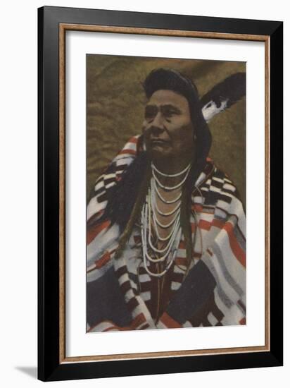 Northwest Indians - Chief Joseph of the Nez Perces Tribe-Lantern Press-Framed Art Print