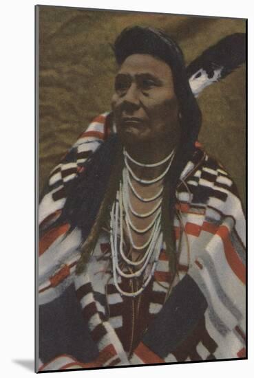 Northwest Indians - Chief Joseph of the Nez Perces Tribe-Lantern Press-Mounted Art Print