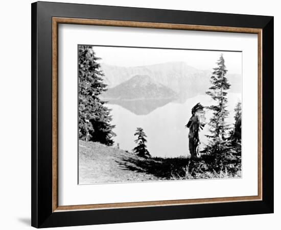 Northwest Nez Perc-Edward S^ Curtis-Framed Giclee Print