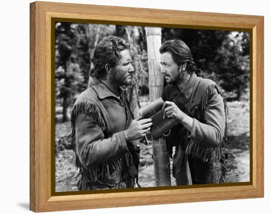 Northwest Passage, Spencer Tracy, Robert Young, 1940-null-Framed Stretched Canvas