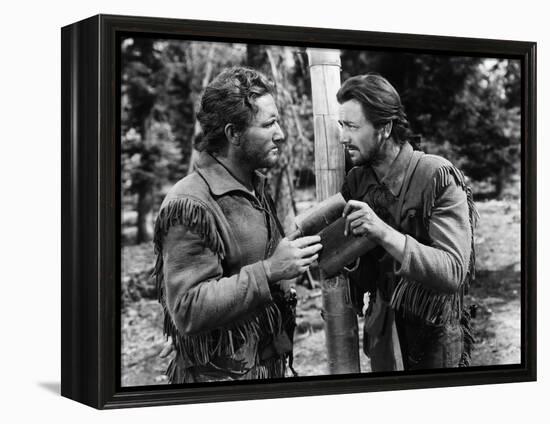 Northwest Passage, Spencer Tracy, Robert Young, 1940-null-Framed Stretched Canvas