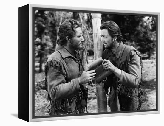 Northwest Passage, Spencer Tracy, Robert Young, 1940-null-Framed Stretched Canvas