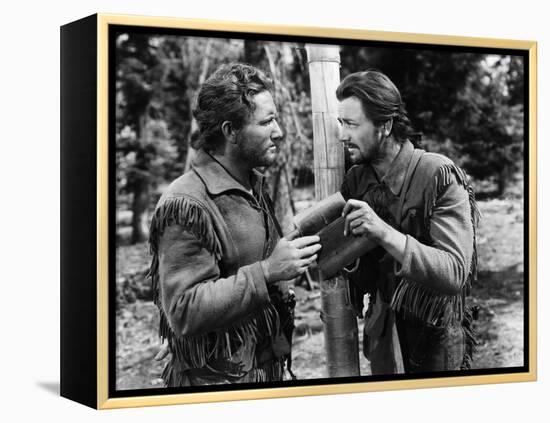 Northwest Passage, Spencer Tracy, Robert Young, 1940-null-Framed Stretched Canvas