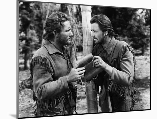 Northwest Passage, Spencer Tracy, Robert Young, 1940-null-Mounted Photo