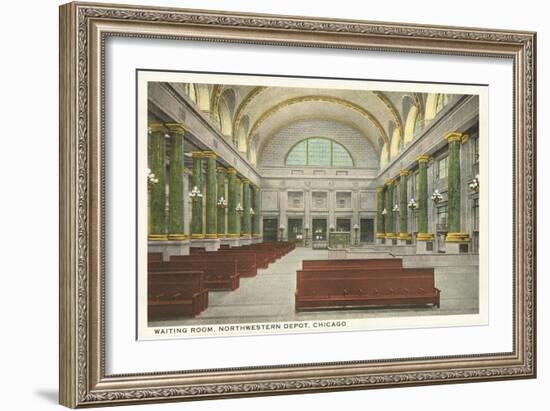 Northwestern Depot, Chicago, Illinois-null-Framed Premium Giclee Print