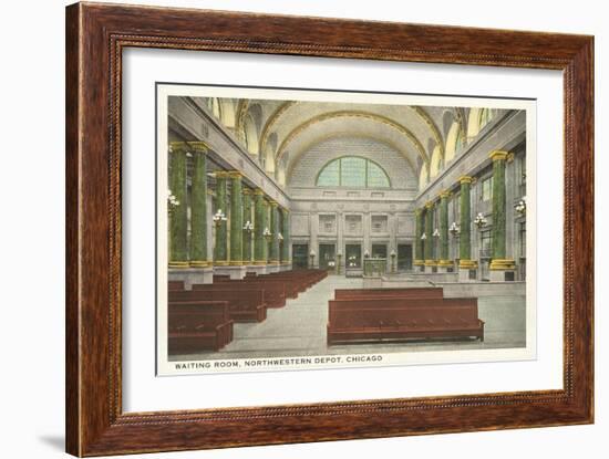 Northwestern Depot, Chicago, Illinois-null-Framed Premium Giclee Print