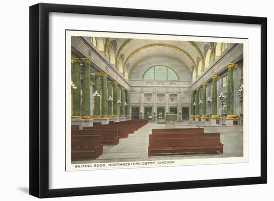 Northwestern Depot, Chicago, Illinois-null-Framed Art Print