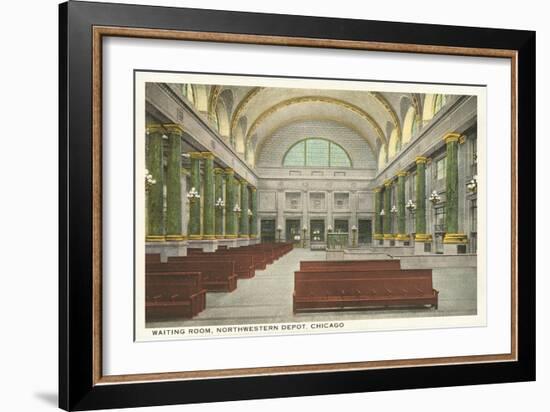 Northwestern Depot, Chicago, Illinois-null-Framed Art Print