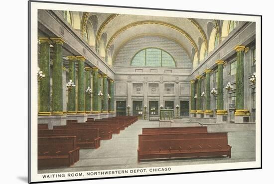 Northwestern Depot, Chicago, Illinois-null-Mounted Art Print