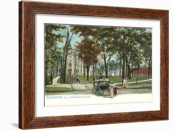 Northwestern University, Evanston, Illinois-null-Framed Art Print