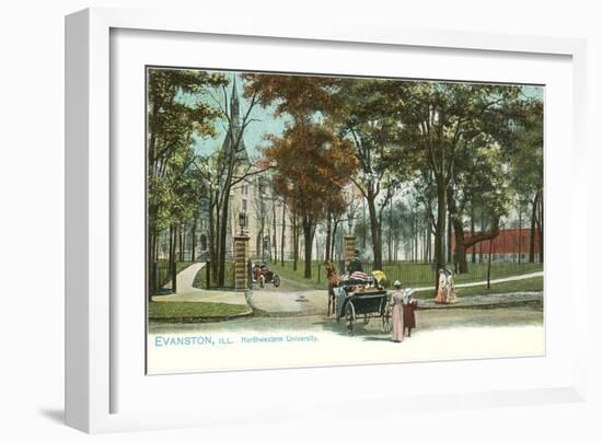 Northwestern University, Evanston, Illinois-null-Framed Art Print