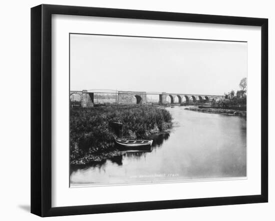 Northwich Viaduct River Weaver Cheshire-null-Framed Photographic Print