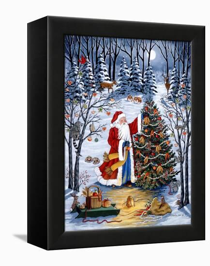 Northwoods Christmas-Sheila Lee-Framed Premier Image Canvas