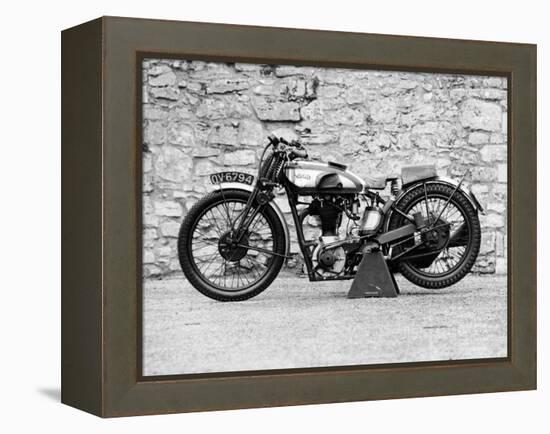 Norton Motorbike, an International Model 30, 1932-null-Framed Premier Image Canvas