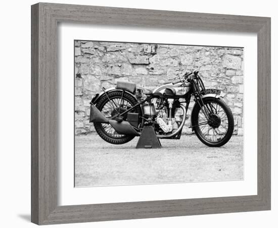 Norton Motorbike, an International Model 30, 1932-null-Framed Photographic Print