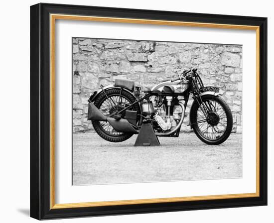 Norton Motorbike, an International Model 30, 1932-null-Framed Photographic Print