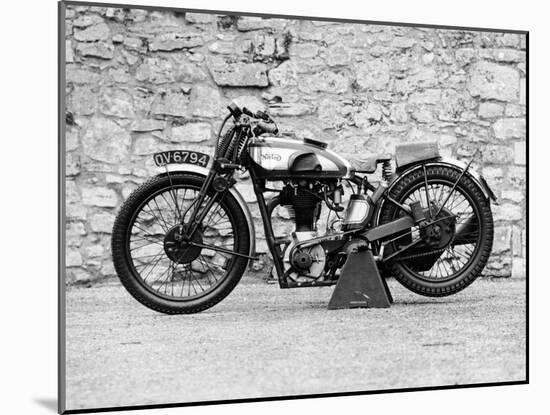 Norton Motorbike, an International Model 30, 1932-null-Mounted Photographic Print