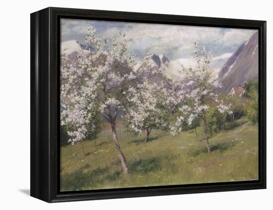 Norvège, verger en fleur (Harland) .1898-Johannes Martin Grimelund-Framed Premier Image Canvas