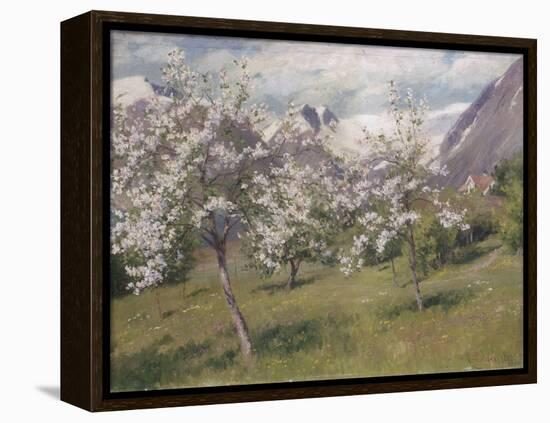 Norvège, verger en fleur (Harland) .1898-Johannes Martin Grimelund-Framed Premier Image Canvas