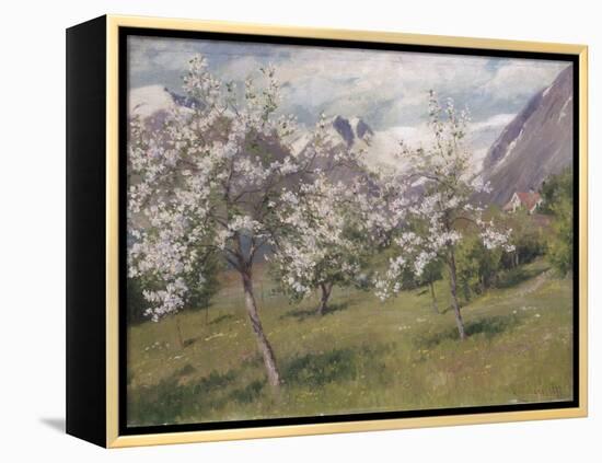 Norvège, verger en fleur (Harland) .1898-Johannes Martin Grimelund-Framed Premier Image Canvas