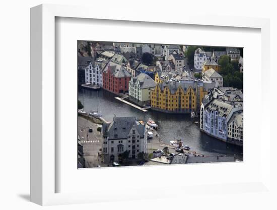 Norway. Alesund Inner Harbor-Kymri Wilt-Framed Photographic Print