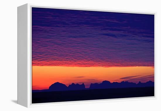 Norway, Daybreak-Bernd Rommelt-Framed Premier Image Canvas