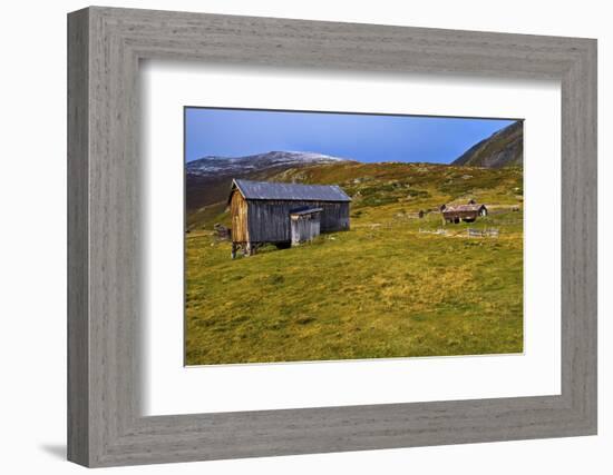 Norway, Dovre, Alpine Dairies in Grimsdalen, Autumn-K. Schlierbach-Framed Photographic Print