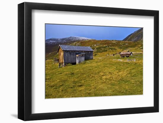 Norway, Dovre, Alpine Dairies in Grimsdalen, Autumn-K. Schlierbach-Framed Photographic Print