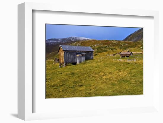 Norway, Dovre, Alpine Dairies in Grimsdalen, Autumn-K. Schlierbach-Framed Photographic Print