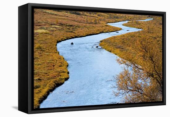 Norway, Dovre, Fall on Grimsdalselva River-K. Schlierbach-Framed Premier Image Canvas