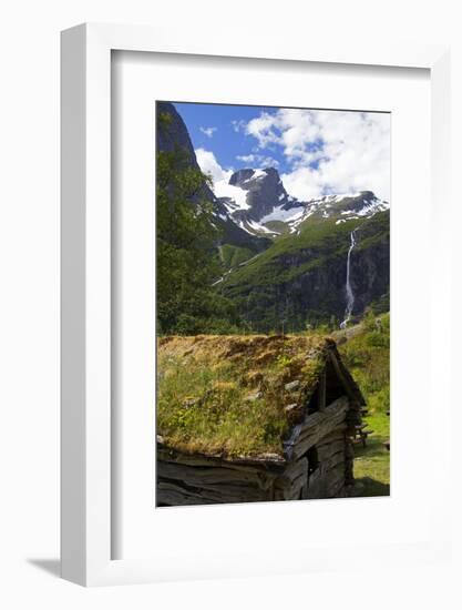 Norway. Jostedalsbreen National Park Cabin-Kymri Wilt-Framed Photographic Print