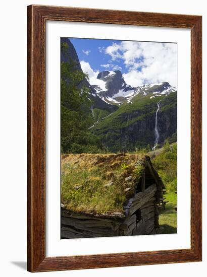 Norway. Jostedalsbreen National Park Cabin-Kymri Wilt-Framed Photographic Print