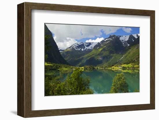 Norway. Lake Floen-Kymri Wilt-Framed Photographic Print