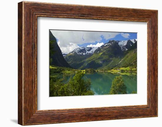 Norway. Lake Floen-Kymri Wilt-Framed Photographic Print