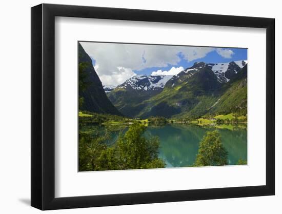 Norway. Lake Floen-Kymri Wilt-Framed Photographic Print