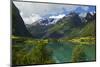 Norway. Lake Floen-Kymri Wilt-Mounted Photographic Print