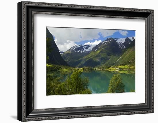 Norway. Lake Floen-Kymri Wilt-Framed Photographic Print